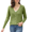 Green, variant on Womens Sweaters Cardigan Loose Fit Vneck Casual Knit Cardigan Long Sleeve Button Up Spring Dressy Y2k Sweaters Ginger L