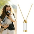 thumbnail image 2 of Adjustable Ashes Necklace Memorial Locket Jewelry For Pet Owners Ashes Keepsakes, 2 of 10