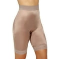 thumbnail image 2 of Short de Vélo à Jambe Longue Taille Haute Gainant Léger pour Femmes Rago 518 (Beige 3X), 2 of 4