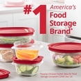 thumbnail image 3 of Rubbermaid 0.77-Cup EasyStore Rectangle Containers, 2 Pack, Food Storage Containers, Food Storage Containers with Lids, 3 of 3