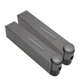 thumbnail image 2 of Wall Mounted Shampoo Dispenser, Plastic Wall Mounted Hand  Dispenser Grey Press Type Punch Free Back Stick Type  For Home For School 1 Cup,2 Cups,3 Cups, 2 of 8