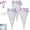 Purple, variant on Floating Lint Mesh Traps,Cone Shaped Ultra-Fine Mesh Lint Catcher, Reusable Pet Hair Remover for Laundry
