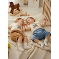 thumbnail image 3 of BemeyourBBs Western Baby Boy Summer Clothes Cowboy My First Rodeo Outfit Letter Boots Cowgirl Hat Embroidered Short Sleeve T Shirt Tops and Shorts Set, 3 of 8
