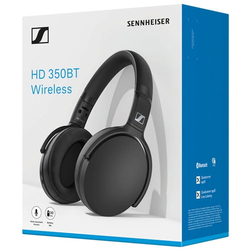 Buy Sennheiser HD 350BT Wireless Bluetooth Over The Ear Headphone with Mic  White on vlebazaar.in