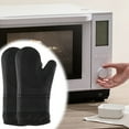 thumbnail image 4 of HengDidi High Temperature Resistant Silicone Oven Mitts for Baking, Cooking, Microwave, Soft Comfortable Heat Insulation Gloves, Easy to Clean Kitchen Safety Tool, 4 of 7