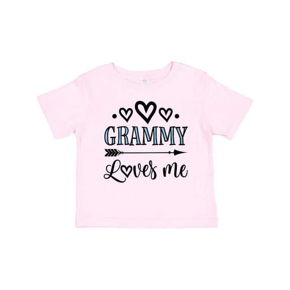 Inktastic My Grammy Loves Me Grandchild Girls Toddler T-Shirt