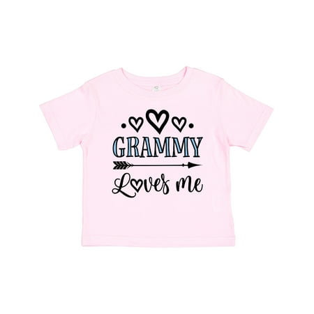 

Inktastic My Grammy Loves Me Grandchild Gift Toddler Toddler Girl T-Shirt