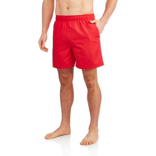 Faded Glory Men's Solid Swim Trunks