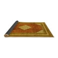 thumbnail image 2 of Ahgly Company Indoor Round Medallion Yellow Traditional Area Rugs, 6' Round, 2 of 4