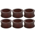 thumbnail image 4 of MRLESS Set of 6 Elegant Wooden Napkin Rings for Easter, Christmas, and Holiday Table Settings - Festive Dinner Party Napkin Holders, 4 of 9