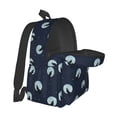 thumbnail image 5 of Rateoe Wolf And Moon Pattern Student Backpack,Backpack for School,Lightweight Bag,Travel Backpack,Outdoor Backpack,Large Capacity Backpack, 5 of 8