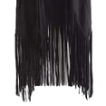 thumbnail image 4 of Valcatch Tassels Fringe Sleeveless Vest Tops Cardigan Waistcoat Jacket Outwear Tops, 4 of 4