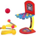 thumbnail image 1 of Mini Basketball Game Table Basketball Table Game For Adults Kids Finger Shooting Toy (Red), 1 of 6