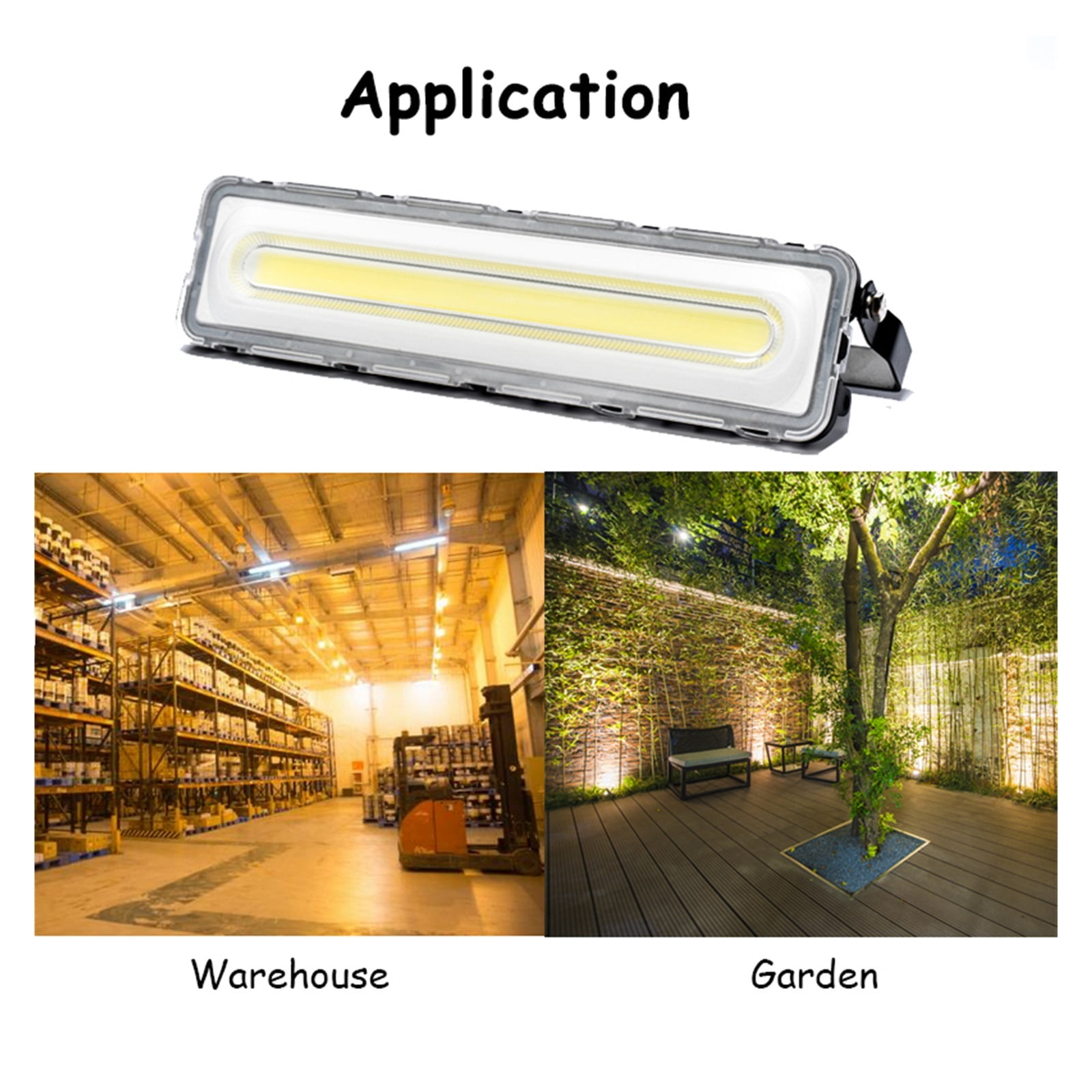 LED Flood Light 50W Outdoor Lamp Waterproof IP65 Spotlight Wall Lamp Doorway Garage Street Lights - Wide Angle Beam