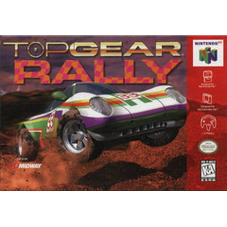 Top Gear Rally - N64 (Refurbished) (Top Best N64 Games)