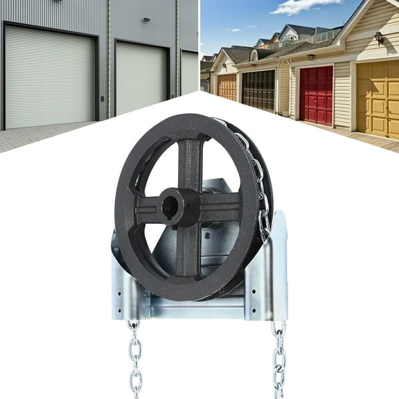 TFCFL Garage Door Chain Hoist Opener Wall Mounted Roll Up Door Hoist 150kg/330.7lbs
