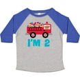 thumbnail image 3 of Inktastic Fire Truck 2nd Birthday Boys or Girls Toddler T-Shirt, 3 of 5