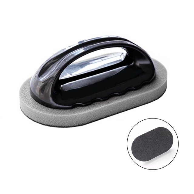 Workhe Handle Cleaning Sponge Emery Surface Brush Strong Decontamination Cleaning Tool Strong Decontamination Home Kitchen Cleaning Tool