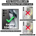 thumbnail image 2 of Zonrw Para Samsung Galaxy S24 Ultra Funda Magnética Para Mujer Niña Suave Lindo Lujo Amor Corazón Chapado Bling Degradado Brillo Claro Funda Para Teléfono Compatible Con Magsafe Contraportada A Prueba, 2 of 5