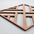thumbnail image 5 of Ekena Millwork 7 3/8"W x 7 3/8"H x 1/4"T Extra Small Killeen Decorative Fretwork Wood Wall Panels, Cherry, 5 of 18