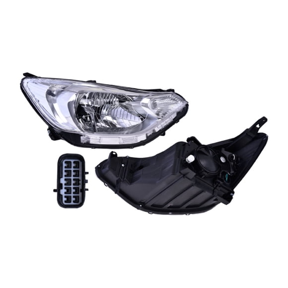 Faro DEPO Aveo 2018 A 2020 Derecho Crom Manual/Eléctrico S/Motor