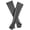 Charcoal, variant on UPF 50+ Unisex Perpetua UV Long Fingerless Sun Gloves, Sleek Grey, X-Large, Solid - Sun Protective