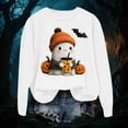 thumbnail image 6 of CAUYDY Halloween Sweatshirts for Women Funny Cute Ghost Pumpkin Graphic Long Sleeve Crewneck Casual Sweaters(White,XL), 6 of 9