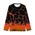 thumbnail image 2 of T-shirts à Manches Longues pour Garçons, Col Rond, Confortables, Couleurs, Imprimés Rouges pour Filles 4-5 Ans, 2 of 4