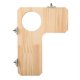 thumbnail image 5 of Juguete De Plataforma De Hámster Madera Natural Mascotas Hamster Chinchilla Cage Chew Toy Stand Plataforma Trampolín Pedal Playground ANGGREK No, 5 of 7