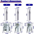 thumbnail image 3 of Juego de 3 herramientas para roscado interno y externo de tuberías, herramienta para roscar tuberías, 3 of 5