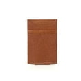 thumbnail image 6 of Aaron Leather Goods Leather Magnetic Wallets for Men Minimalist RFID Blocking Cinnamon Brown, 6 of 6