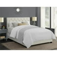 thumbnail image 2 of Accueil Prix Cristal Blanc Bouton Touffe Lit Très Grand, 2 of 2
