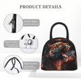 thumbnail image 4 of Easygdp Cool Tiger Bolsa de Almuerzo Insulada Grande, Forro de Aluminio, Diseño Espacioso, a Prueba de Fugas, Ideal para Trabajo, Picnics, Viajes y Actividades al Aire Libre, 4 of 6