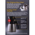 thumbnail image 4 of Melitta Pour-Over Coffee Brewer & Stainless Steel Carafe Set with Coffee Filters, 42 Ounce Set, 4 of 6