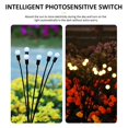 thumbnail image 3 of 2 Pcs Solar Garden Lights Starburst Swaying Light Changing Color Led For Outdoor, 3 of 3