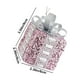 thumbnail image 3 of Adorno navideño rosa para árbol de Navidad, ideal para colgar en fiestas | Bolsas de regalo con lazos rosas y hongos de espuma | Espuma plástica duradera de 20 x 10 cm | Ideal para centros de mesa,, 3 of 6