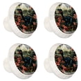 thumbnail image 2 of 4 Pcs Round White Knobs for Kitchen Cabinet Cupboard Dresser Bookcase Cartoon Dinosaur Drawer Pulls Handles Home Decor, 2 of 8