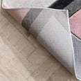 thumbnail image 2 of Well Woven Naya Blush Pink Modern Geometric Diamond Boxes Runner Rug (2'7" x 9'10"), 2 of 8
