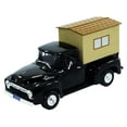 thumbnail image 2 of 1956 Ford F-100 Pickup Truck Black with Camper 1/32 Diecast Model Car by Signature Models, 2 of 3