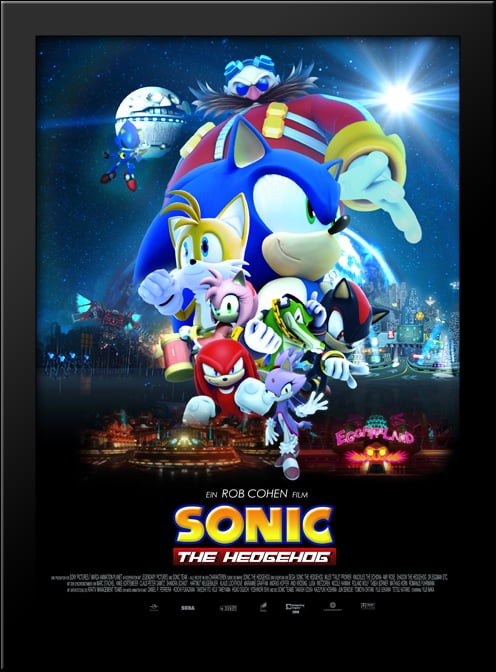 Details about   Sonic the Hedgehog Movie Large Poster Art Print Gift A0 A1 A2 A3 A4 Maxi 