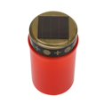 thumbnail image 2 of Encendiendo Lámpara de vela LED electrónica grave sin llama luz de té decorativa solar (rojo) Lamparas, 2 of 5
