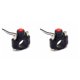 thumbnail image 1 of Riwesomey Botón de interruptor de motocicleta de buen aspecto para una amplia compatibilidad, interruptor de retroadaptación de piezas de negro 2piezas, 1 of 6