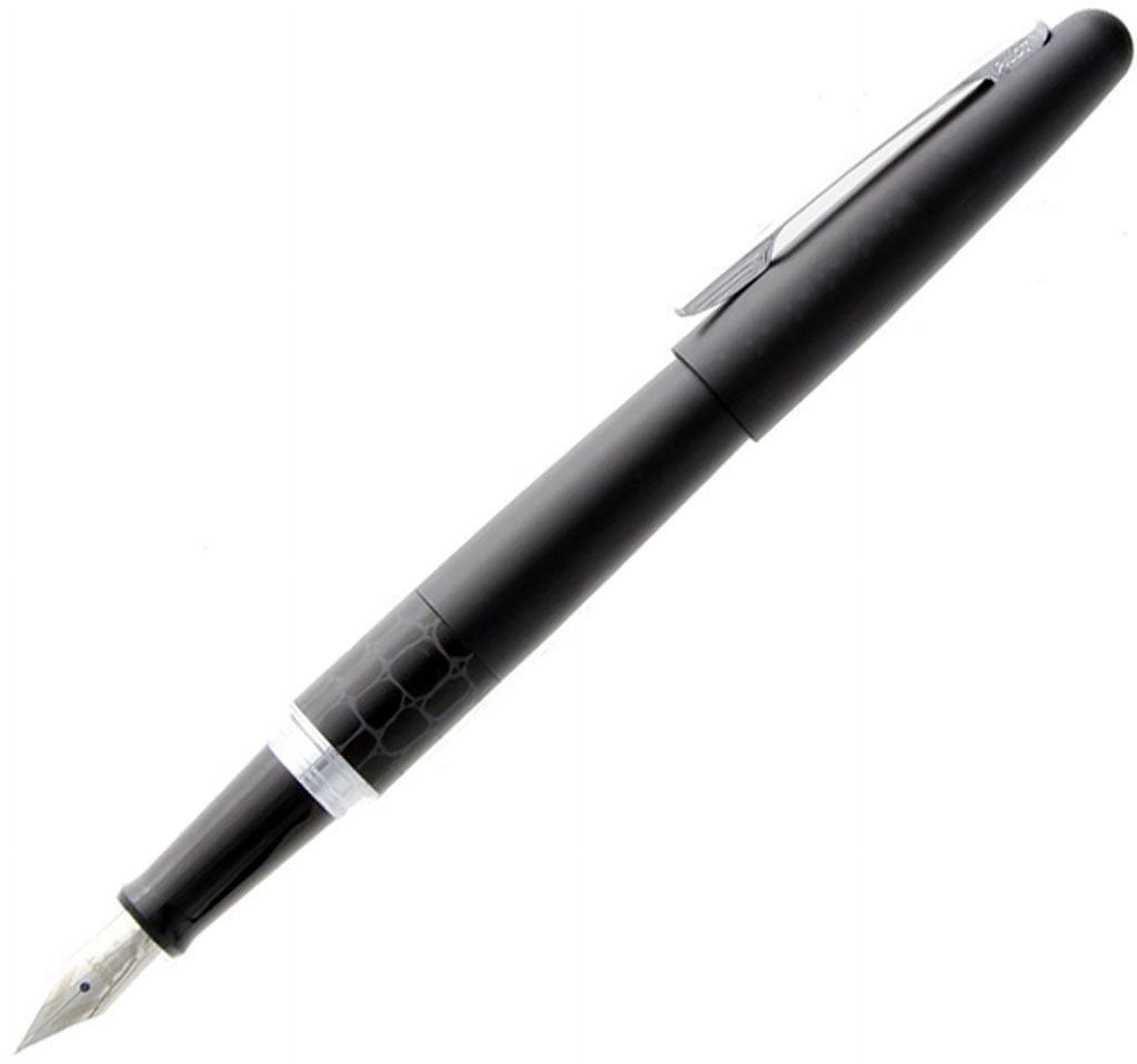 Pilot Metropolitan Animal Fountain Pen - Crocodile (Matte Black) - Fine Point