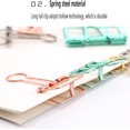thumbnail image 4 of 12 Pack Double Clip Clips, Wire Clips, Creative Hollow Drawing Clips, Metal Binder Clips, Foldback Paper Clips For Notes Letter Paper Clip Office Supp, 4 of 4