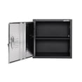 thumbnail image 2 of Seville Classics UltraHD Solid Steel Lockable Wall Cabinet Organizer, w/ Adjustable Shelf, Graphite, 24" W x 12" D x 24" H, 2 of 4
