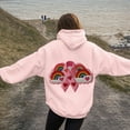 thumbnail image 2 of Godom Womens Casual Hoodies Crew Neck Long Sleeve Sweatshirts with Pocket Lightweight Pullover Top Size S-3XL, 2 of 5