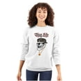 thumbnail image 3 of Funny Thug Life Troll Face Meme Unisex Plus Size Sweatshirt Brisco Brands 5X, 3 of 5