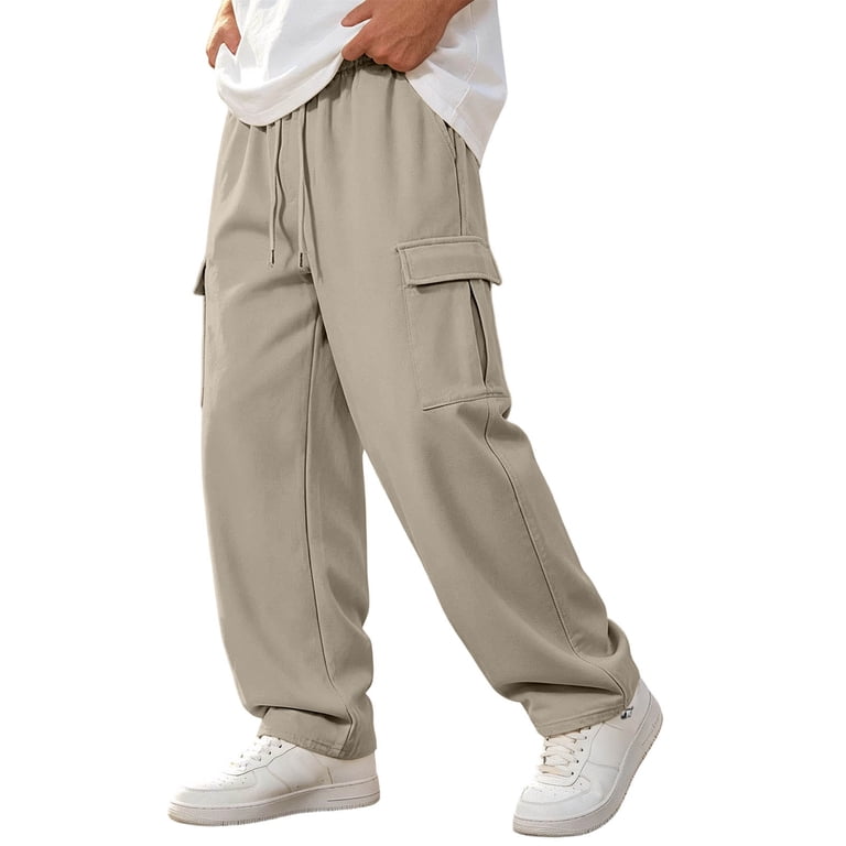 Rhuody Pants For Men Wide Leg Cartoon Graphic Empire Waist Trousers ...