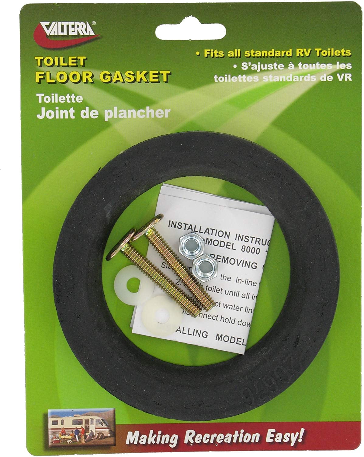 Q23653VP Floor Gasket with Hold Down Bolts, Replacement ...