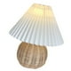 thumbnail image 4 of Lámpara Vintage Estética Plisada, Pequeña Lámpara De Mesa Plisada De 100 V-240 V Para El Hogar, 4 of 7